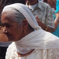 Elderly Sikh Woman At Vaisakhi Celebration