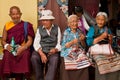 Elderly Tibetans of Boudhanath Temple, Kathmandu, Nepal