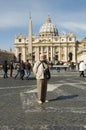 Elderly tourist in Rome