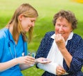 Elderly Woman Health Royalty Free Stock Photo