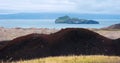 Eldfell volcano at Westman Islands, Iceland