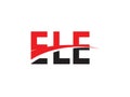 ELE Letter Initial Logo Design Vector Illustration Royalty Free Stock Photo