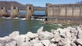 Eleanor Locks and Dam Royalty Free Stock Photo