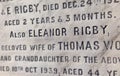 Eleanor Rigby Grave in Liverpool