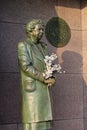 Eleanor Roosevelt Sculpture Memorial Washington DC Royalty Free Stock Photo