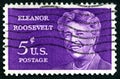 Eleanor Roosevelt USA Postage Stamp Royalty Free Stock Photo