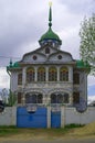 ELEC / LIPETSK, RUSSIA - MAY 08, 2017: beautiful house in Oriental style on the street Maxim Gorky Royalty Free Stock Photo