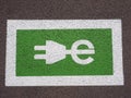 Elecric charger sign in Eindhoven