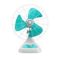 Elecric fan isolated on white background