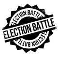 Election Battle rubber stamp