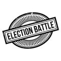 Election Battle rubber stamp