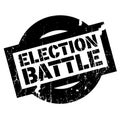 Election Battle rubber stamp