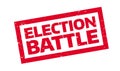 Election Battle rubber stamp