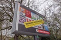 Election Billboard At Amsterdam The Netherlands 2019 European Elections