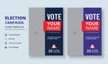 Election Campaign Flyer Template, Political Campaign Flyer Template, Vote Flyer Template, Political Election Poster Royalty Free Stock Photo