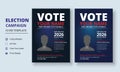 Election Campaign Flyer Template, Political Campaign Flyer Template, Vote Flyer Template, Political Election Poster Royalty Free Stock Photo