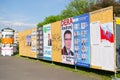 Election campaign posters