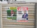 Election campaign posters in Zimbabwe.