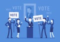 Election campaign voting Royalty Free Stock Photo