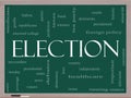 Election Concept on a blackboard Royalty Free Stock Photo