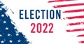 Election day. Usa debate of president voting 2020. Election voting poster. Vote 2020 in USA, banner design. Political Royalty Free Stock Photo