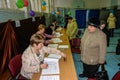 Election day in the village of Kaluga region of Russia.