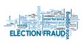 Election fraud illustration Royalty Free Stock Photo