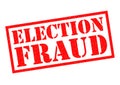ELECTION FRAUD Royalty Free Stock Photo