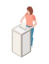 Election Isometric Icon