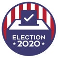 Election 2020 Logo Ballot Box Logo