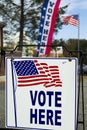 Election Polling Place Station Royalty Free Stock Photo