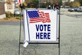 Election Polling Place Station Royalty Free Stock Photo