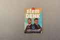 The hague, Holland - March 12, 2021: Election poster Denk hanging on the wall, Dutch political party promoting the candidates Fari