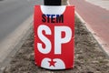 Election Poster SP Political Party At Diemen The Netherlands 7-3-2021 Royalty Free Stock Photo