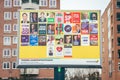 Election posters of political parties