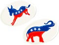 Election Stickers Royalty Free Stock Photo