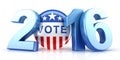 2016 election with vote pin