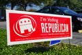 Election vote sign Royalty Free Stock Photo