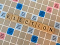 Election Word Scrabble Tiles