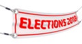 Elections 2018. Advertising banner