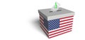 Vote election day in United States of America. Royalty Free Stock Photo