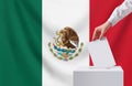 Elections, Mexico. Election concept. Copy space Royalty Free Stock Photo