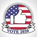 2020 Elections Usa Presidential Vote For Candidates - 2d Illustration