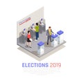 Elections Isometric Concept