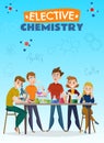 Elective Chemistry Cartoon Poster