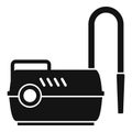 Electric air pump icon simple vector. Compressor paint