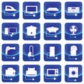 Electric appliances button vector Royalty Free Stock Photo