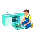 Electric Appliances Services Maintenance Vector Royalty Free Stock Photo
