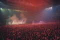 Electric atmosphere at a live concert celebration Royalty Free Stock Photo