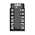 electric battery backup game pixel art vector illustration Royalty Free Stock Photo